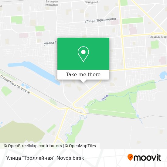 Улица "Троллейная" map