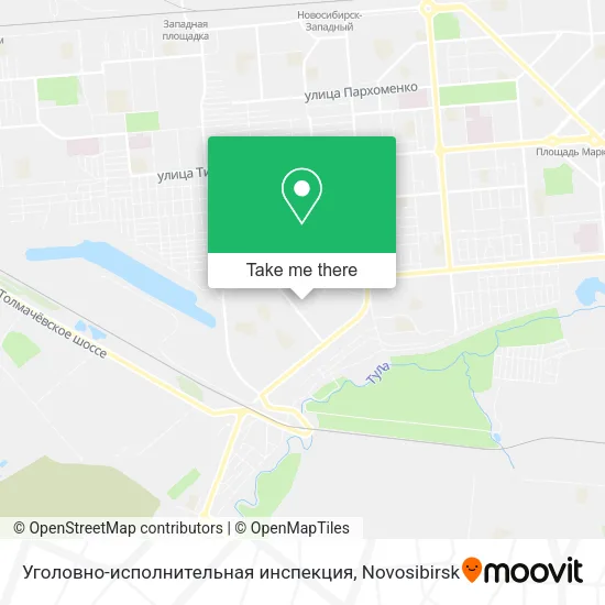 Уголовно-исполнительная инспекция map