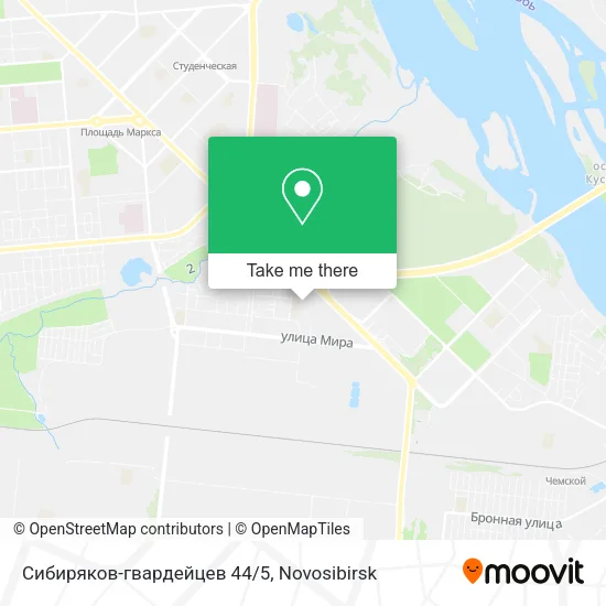 Сибиряков-гвардейцев 44/5 map