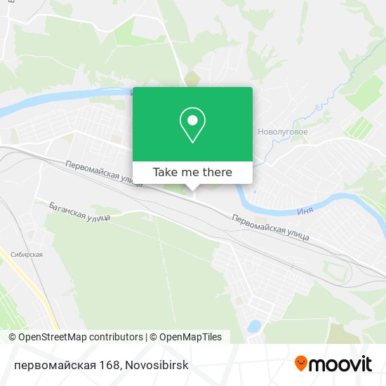 первомайская 168 map