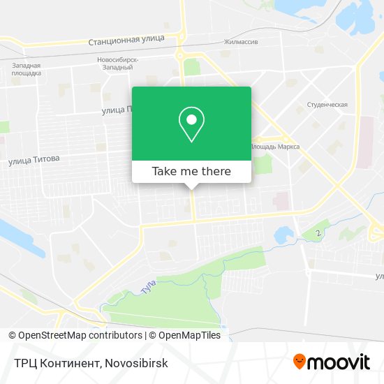 ТРЦ Континент map