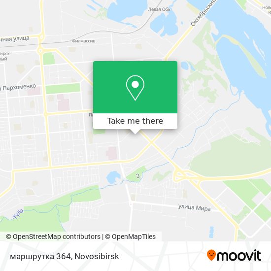 маршрутка 364 map
