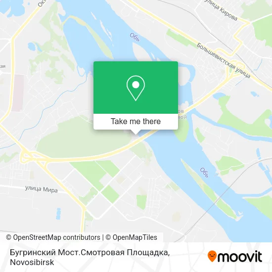 Бугринский Мост.Смотровая Площадка map