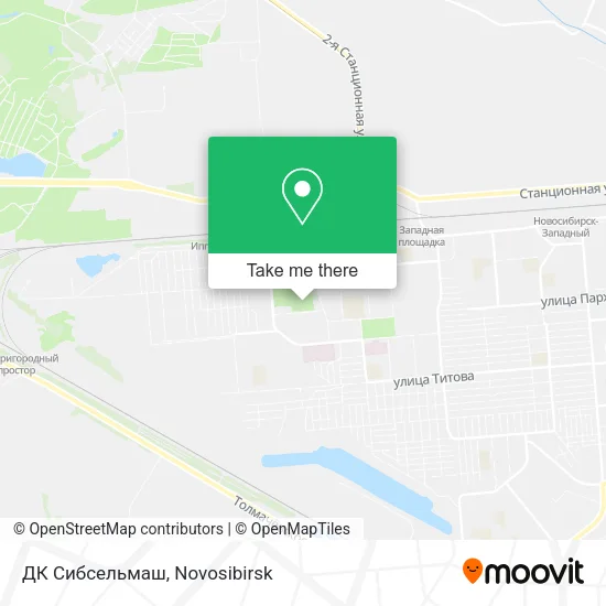ДК Сибсельмаш map