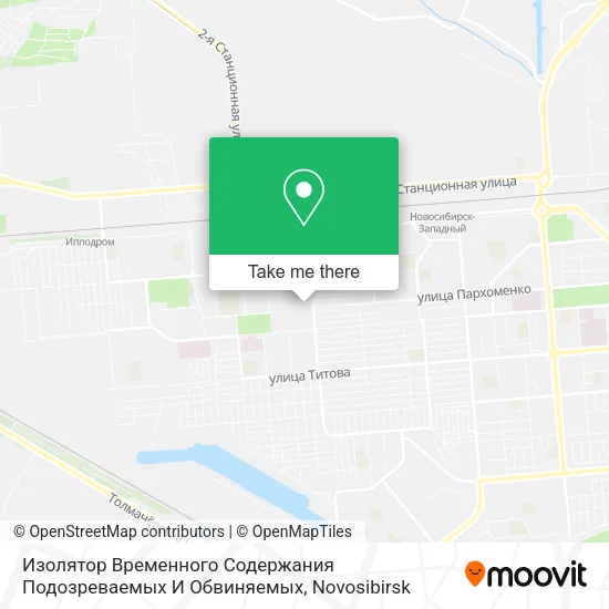 Изолятор Временного Содержания Подозреваемых И Обвиняемых map