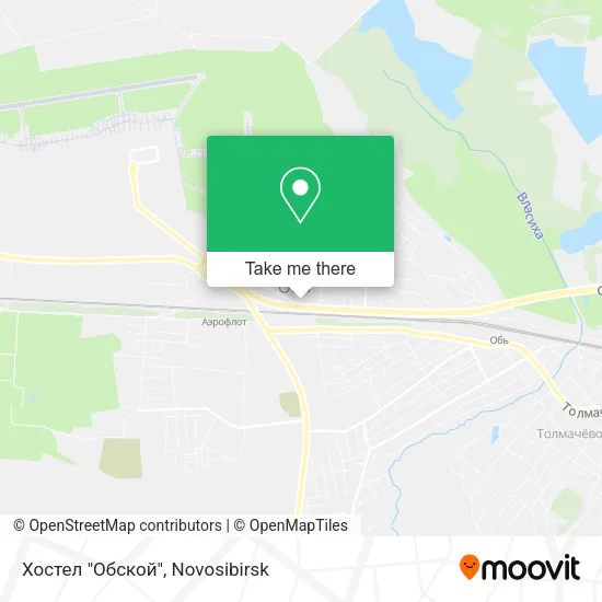 Хостел "Обской" map