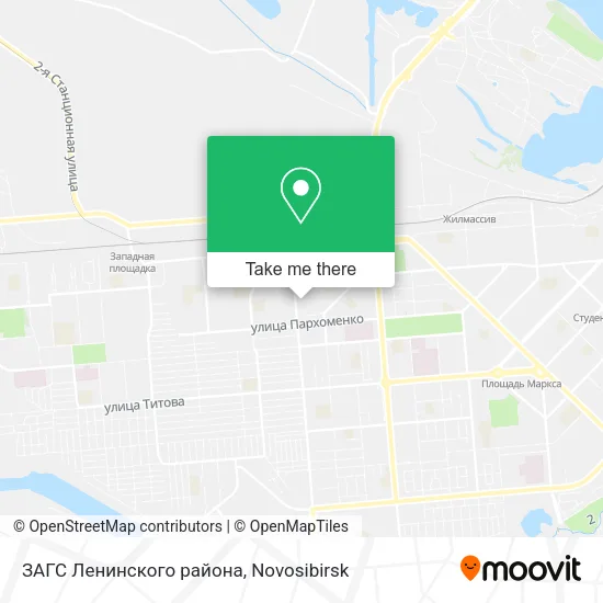 ЗАГС Ленинского района map