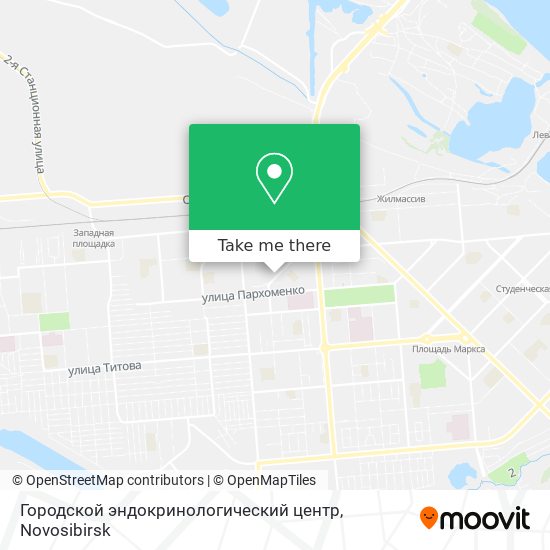 Городской эндокринологический центр map