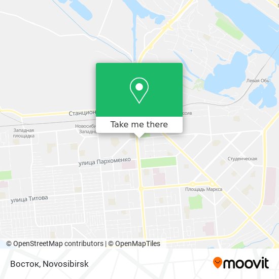 Восток map