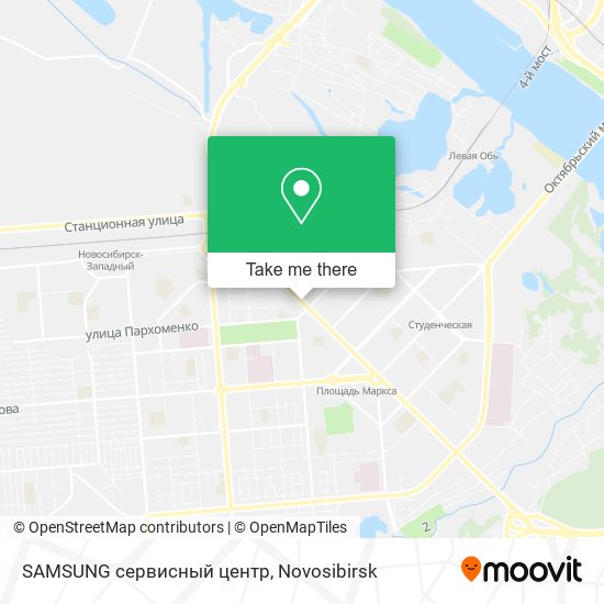 SAMSUNG сервисный центр map