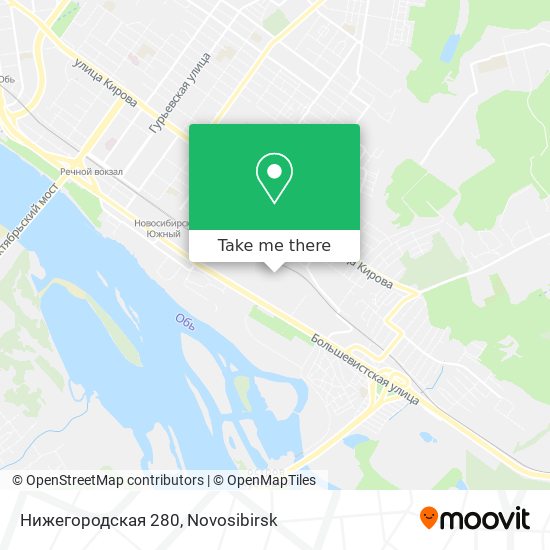 Нижегородская  280 map