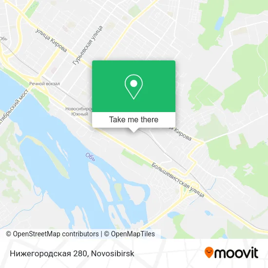 Нижегородская  280 map