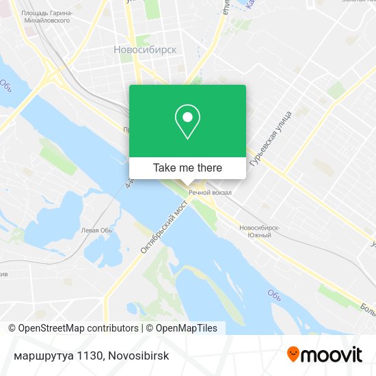 маршрутуа 1130 map