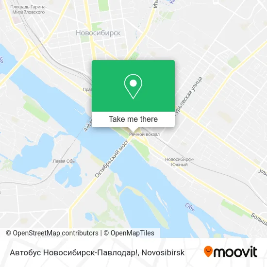 Автобус Новосибирск-Павлодар! map