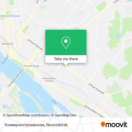 Коммуностроевская map