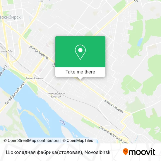 Шоколадная фабрика(столовая) map