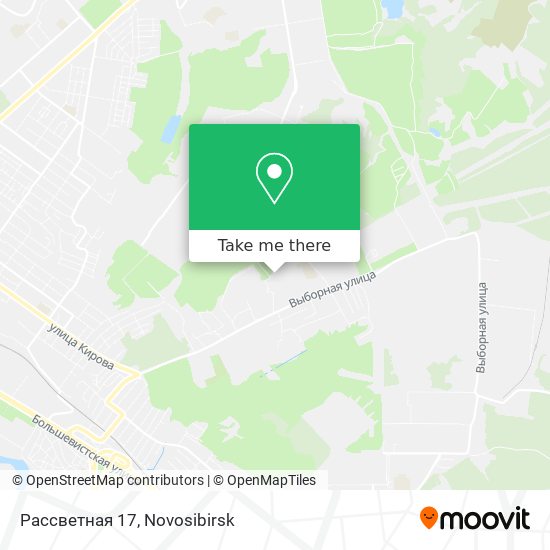 Рассветная 17 map