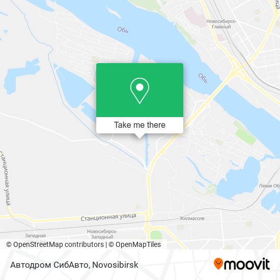 Автодром СибАвто map