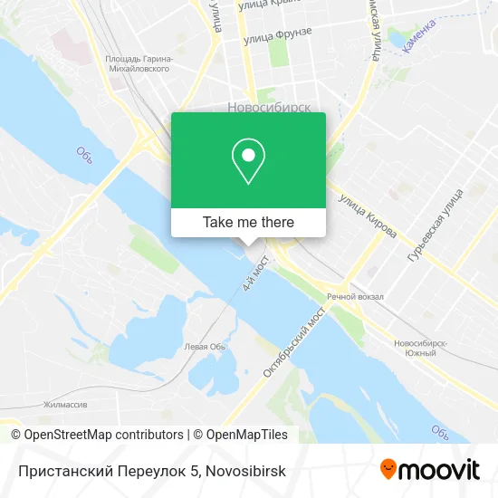 Пристанский Переулок 5 map