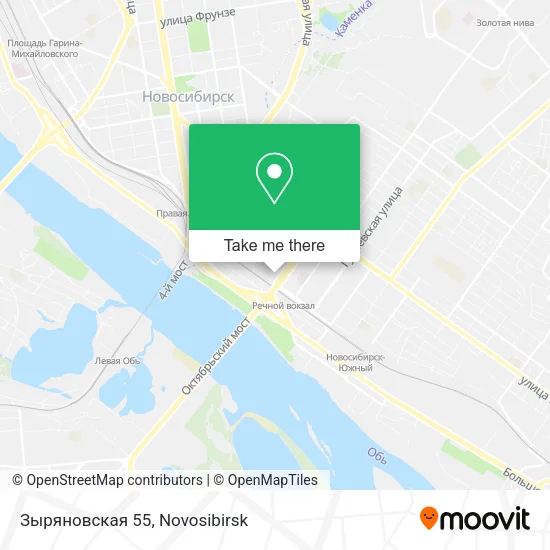 Зыряновская 55 map