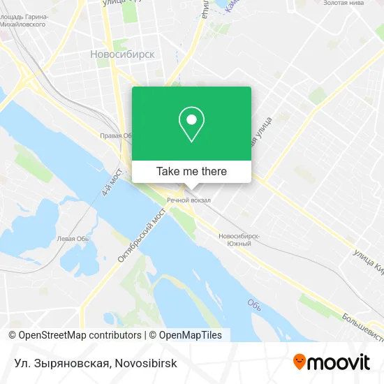 Ул. Зыряновская map