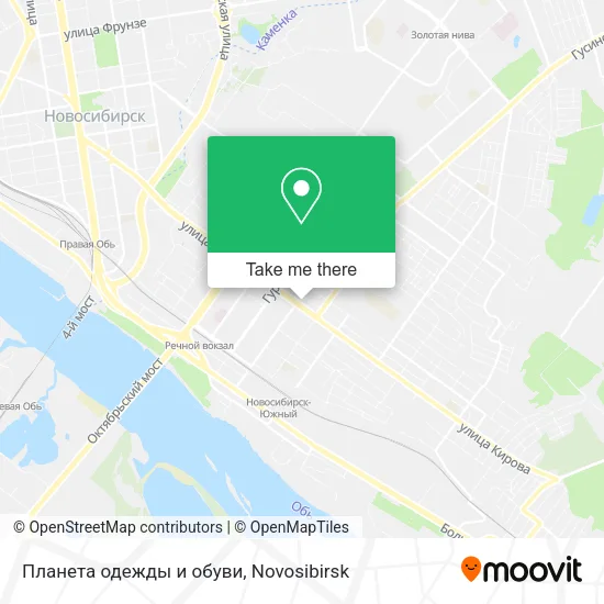 Планета одежды и обуви map