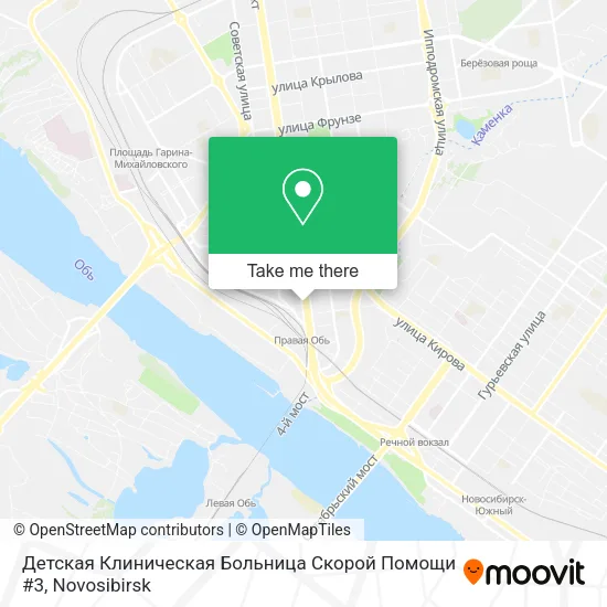 Детская Клиническая Больница Скорой Помощи #3 map