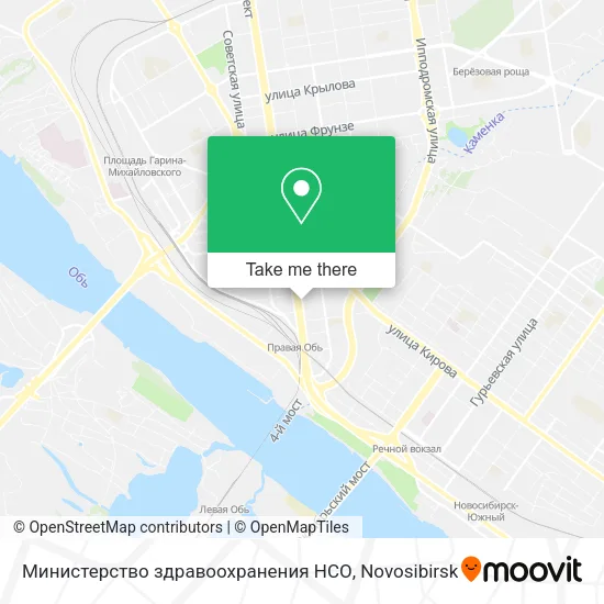 Министерство здравоохранения НСО map