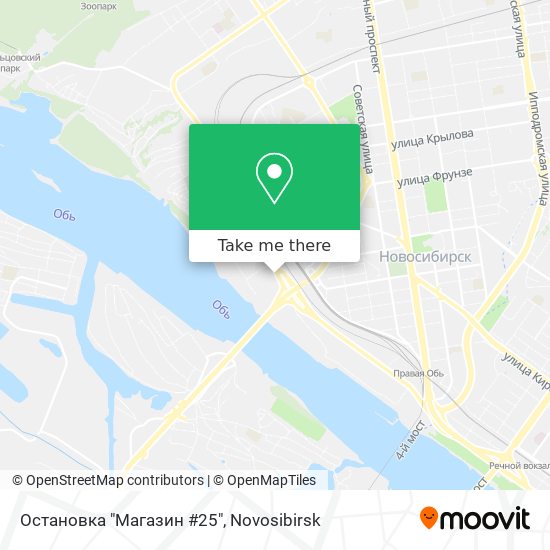 Остановка "Магазин #25" map