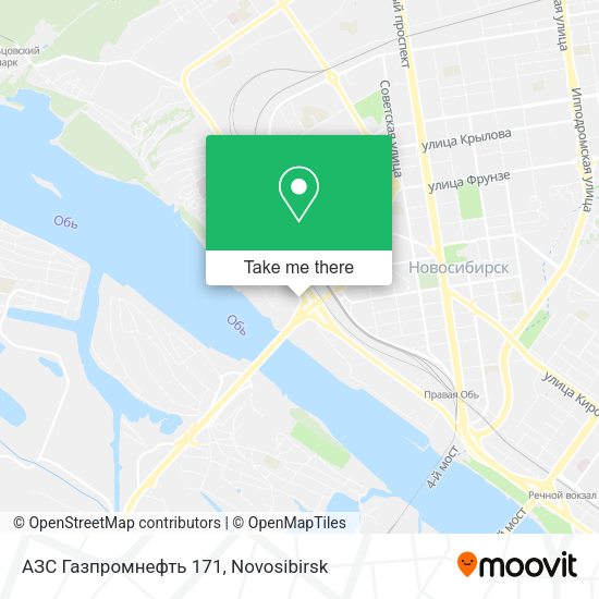 АЗС Газпромнефть 171 map