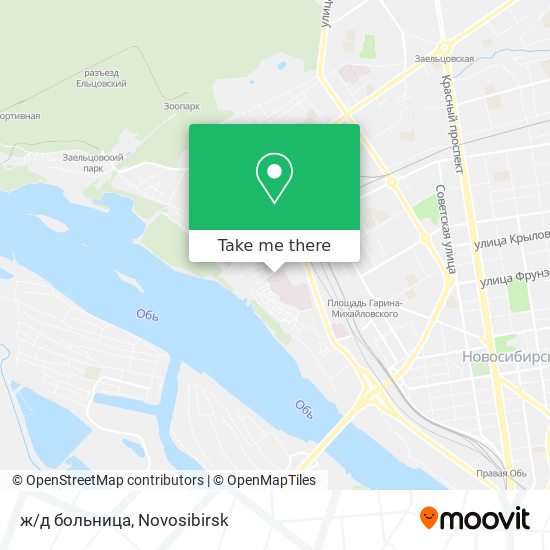 ж/д больница map