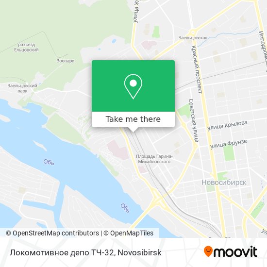 Локомотивное депо ТЧ-32 map