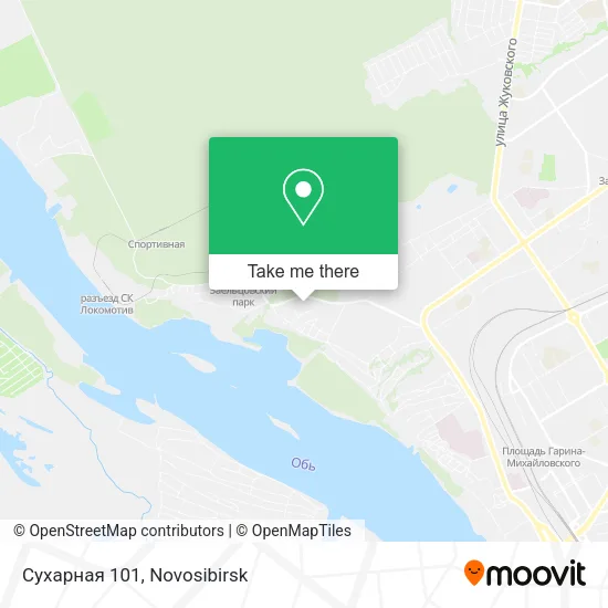 Сухарная 101 map