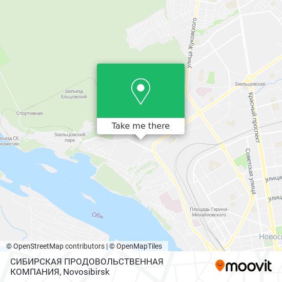 СИБИРСКАЯ ПРОДОВОЛЬСТВЕННАЯ КОМПАНИЯ map