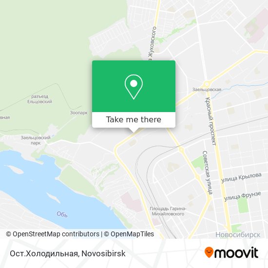 Ост.Холодильная map