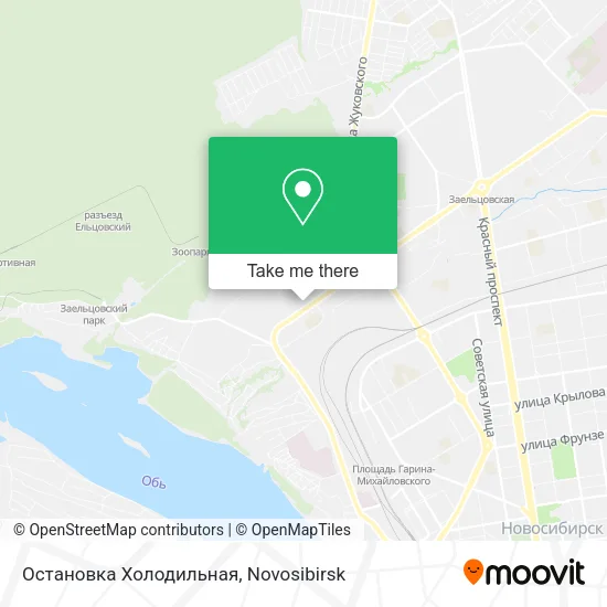 Остановка Холодильная map