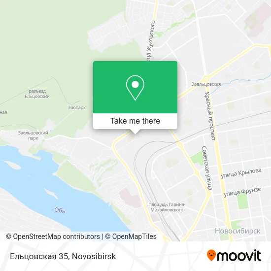 Ельцовская 35 map