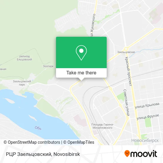 РЦР Заельцовский map