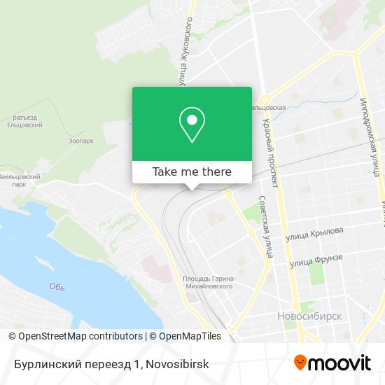 Бурлинский переезд 1 map