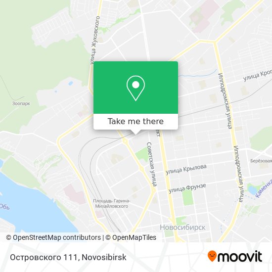 Островского 111 map