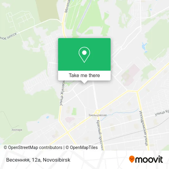 Весенняя, 12а map