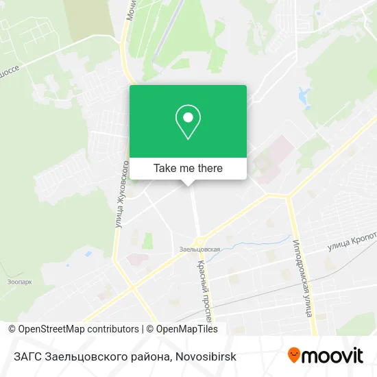 ЗАГС Заельцовского района map