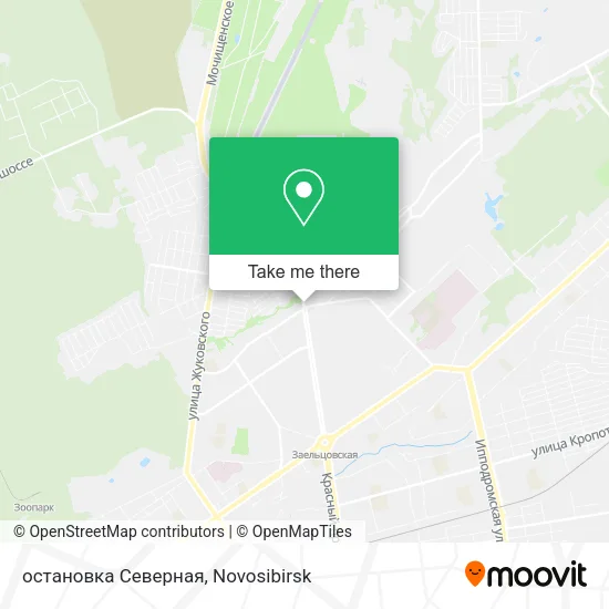 остановка Северная map