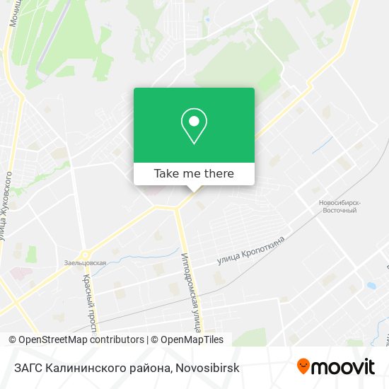 ЗАГС Калининского района map