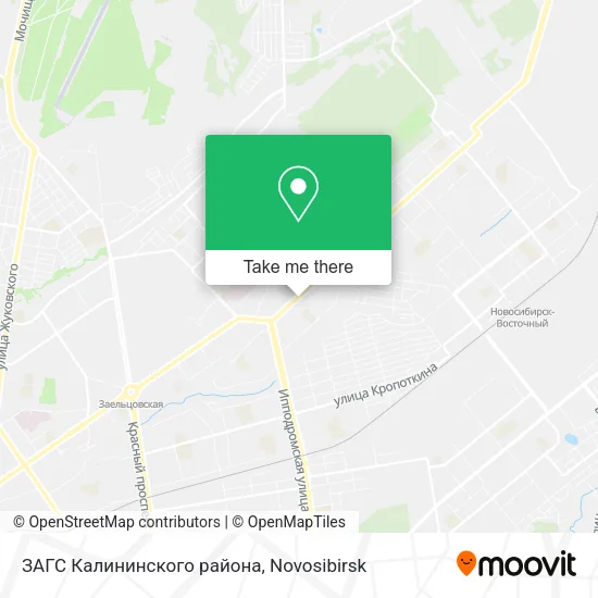 ЗАГС Калининского района map