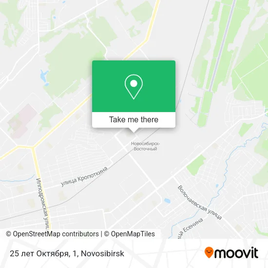 25 лет Октября, 1 map