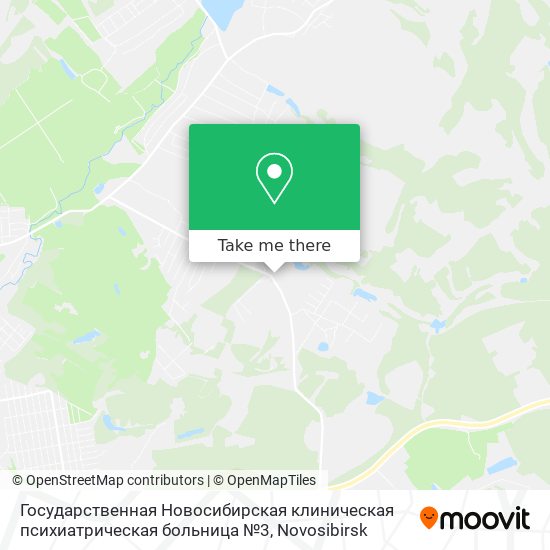 Государственная Новосибирская клиническая психиатрическая больница №3 map