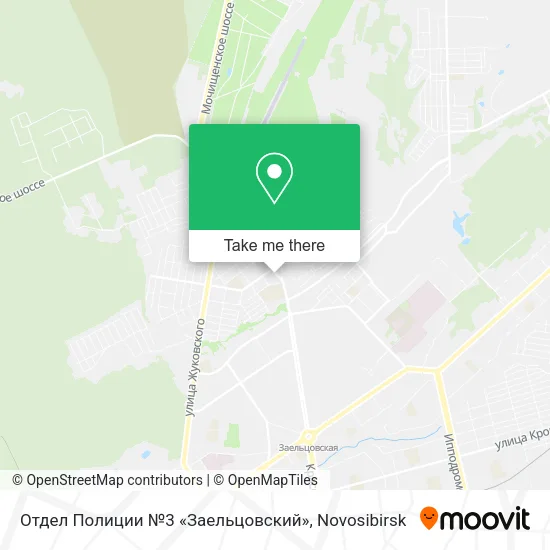 Отдел Полиции №3 «Заельцовский» map