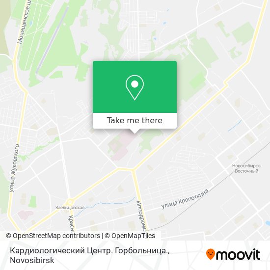 Кардиологический Центр. Горбольница. map