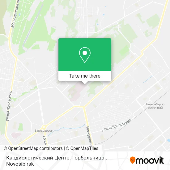 Кардиологический Центр. Горбольница. map